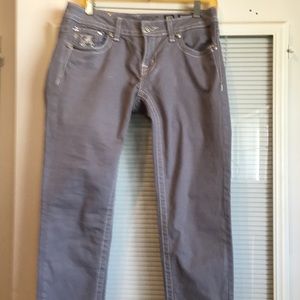 Miss me skinny gray jeans